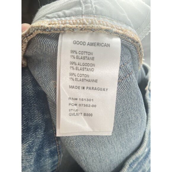 Good American Blue Straight Leg Jeans - Picture 6 of 6